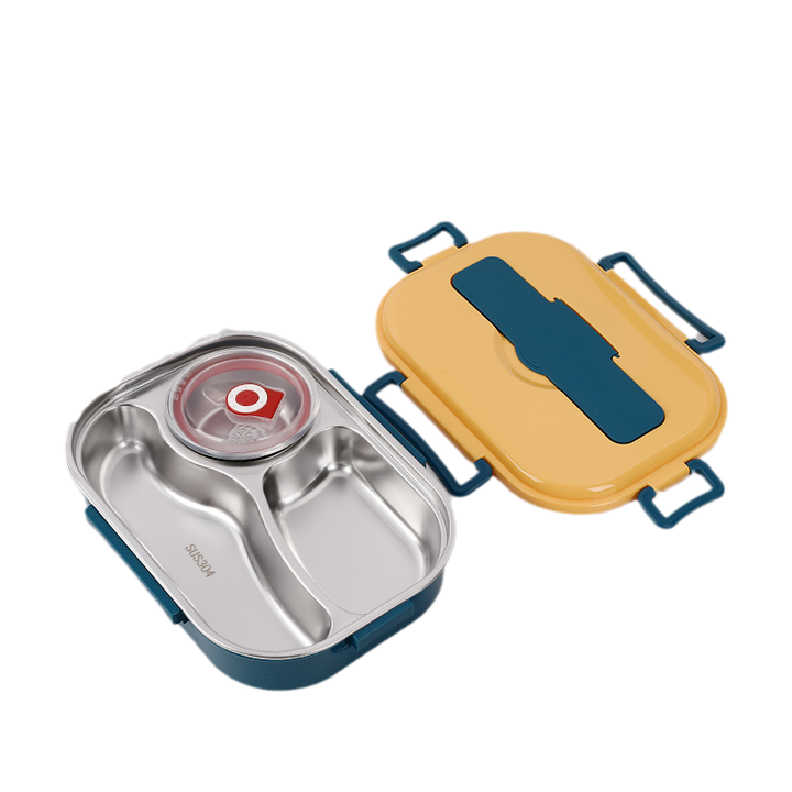 WarmBox - Thermische Bento Lunchbox van Roestvrij Staal met Compartimenten