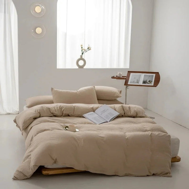 Decoratieve dekbedovertrekset uit de Elenorra-collectie