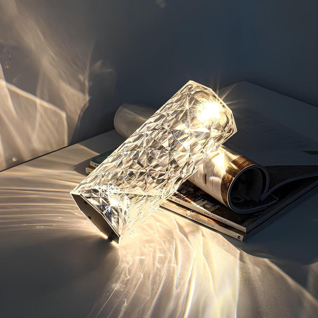 Elegante kristallen LED-lamp met 16 kleuropties en afstandsbediening