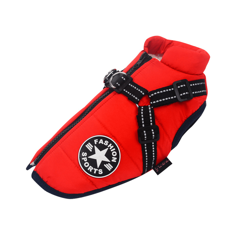 PupGuard - Winterjas voor honden met tuigje