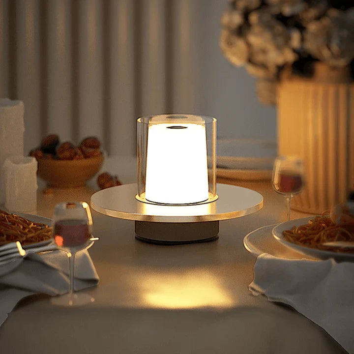 GlowLuxe - LED Kaarslamp Met Inductie & Vlamloze Sfeer