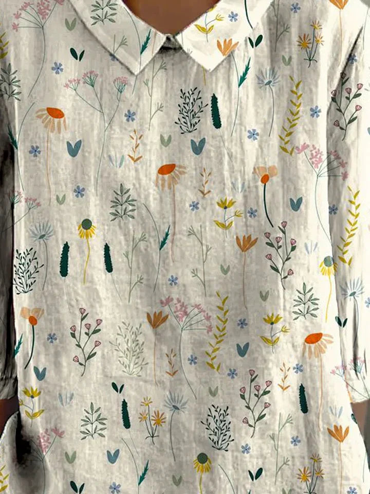Romantische Wildflower dames Blouse