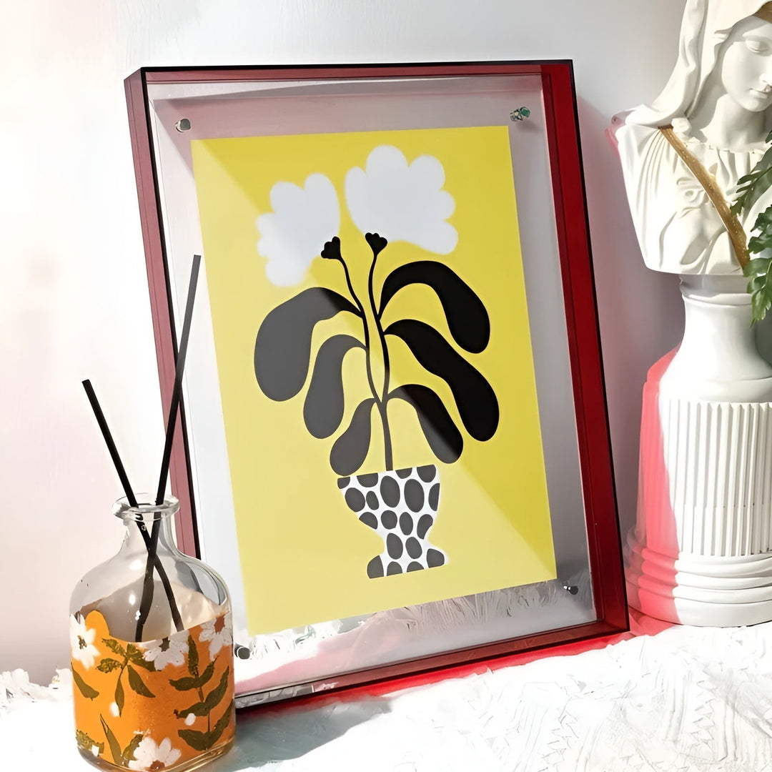 Neon acryl fotolijst – retro jaren 80-stijl, moderne decoratieve fotolijst