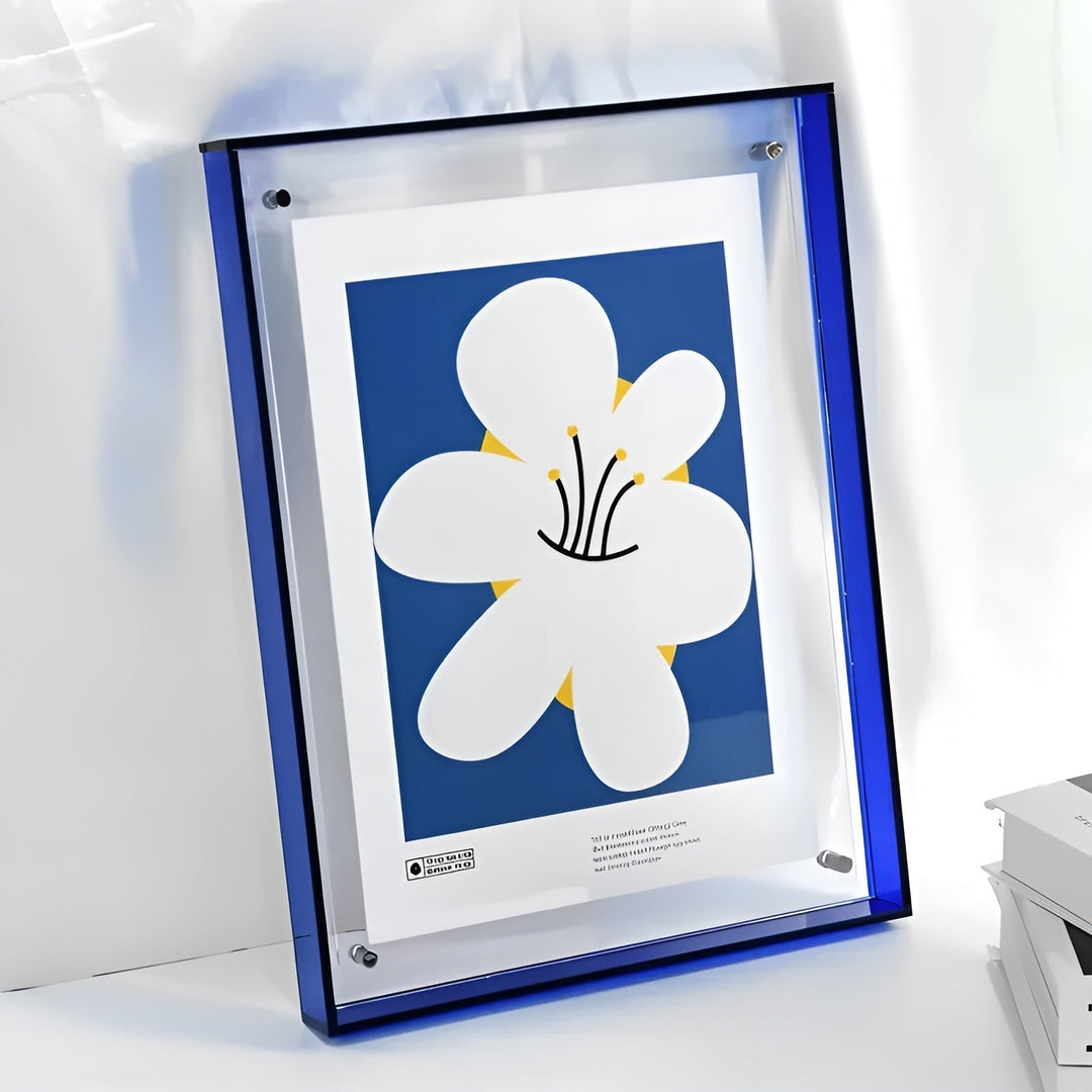 Neon acryl fotolijst – retro jaren 80-stijl, moderne decoratieve fotolijst
