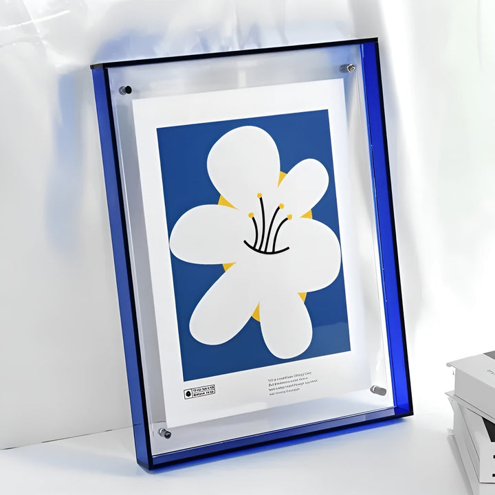 Neon acryl fotolijst – retro jaren 80-stijl, moderne decoratieve fotolijst