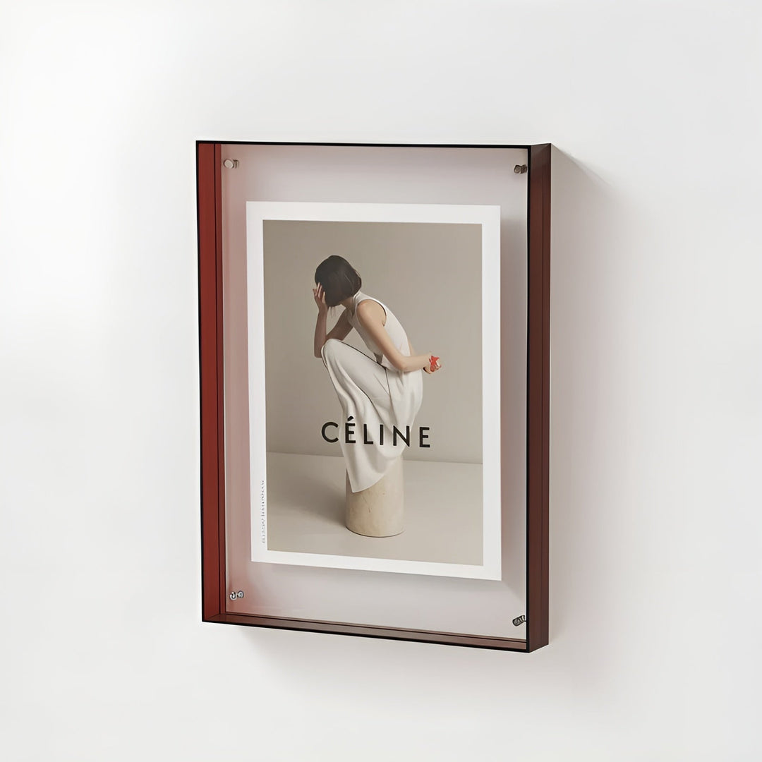 Neon acryl fotolijst – retro jaren 80-stijl, moderne decoratieve fotolijst