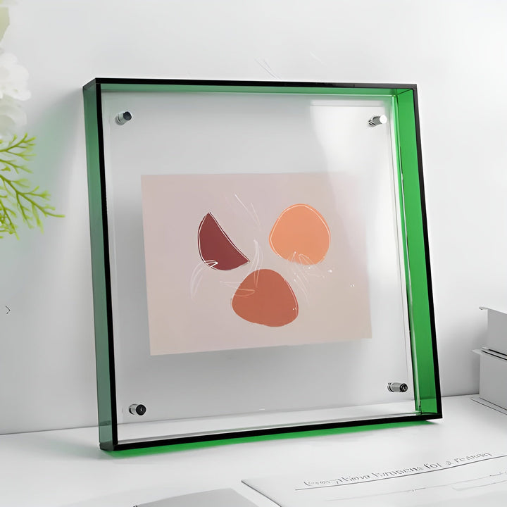Neon acryl fotolijst – retro jaren 80-stijl, moderne decoratieve fotolijst