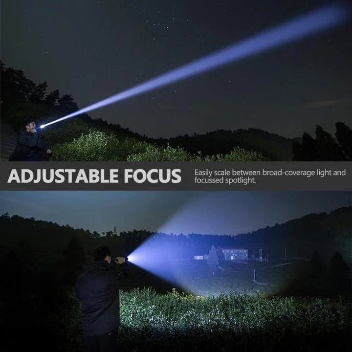 Superheldere zaklamp, oplaadbare XHP50.2-zaklamp