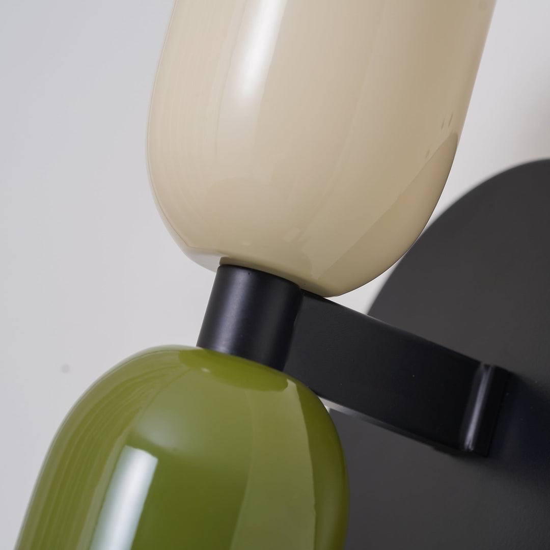 Wandlamp in vintagestijl met twee verstelbare koppen voor binnen