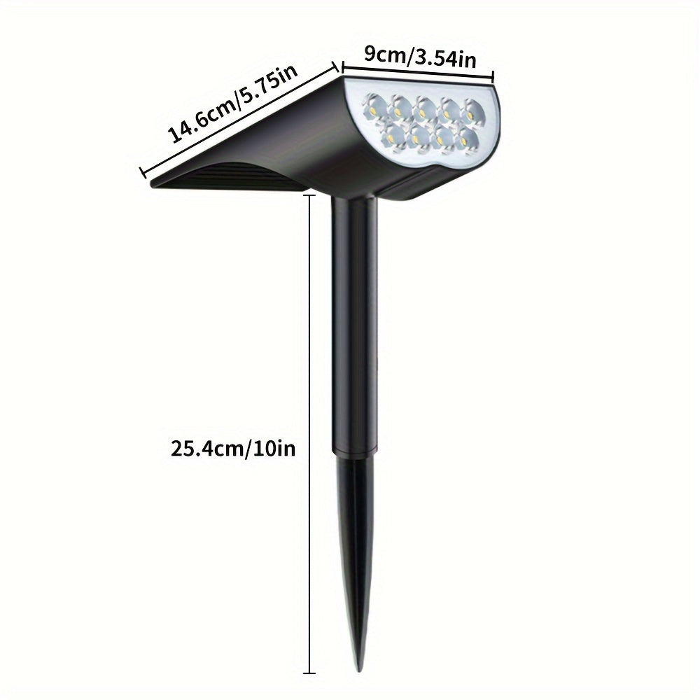SunBright - 9 LED Solar Tuinverlichting Energiebesparend & Waterdicht