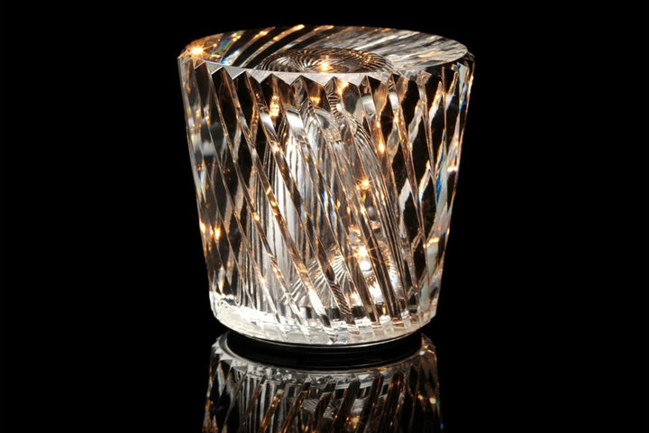 Oplaadbare kristallen tafellamp met diamantdesign – luxe editie
