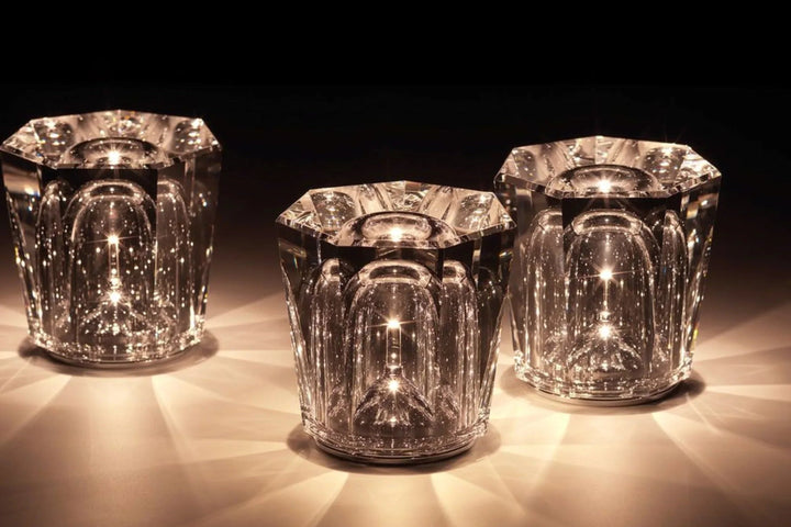 Oplaadbare kristallen tafellamp met diamantdesign – luxe editie