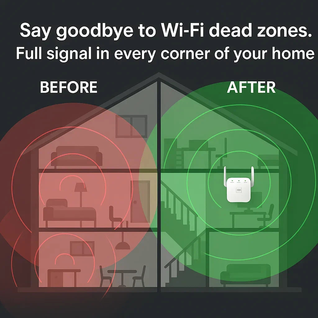 Wifi-versterker voor thuis, dual-band signaalversterker