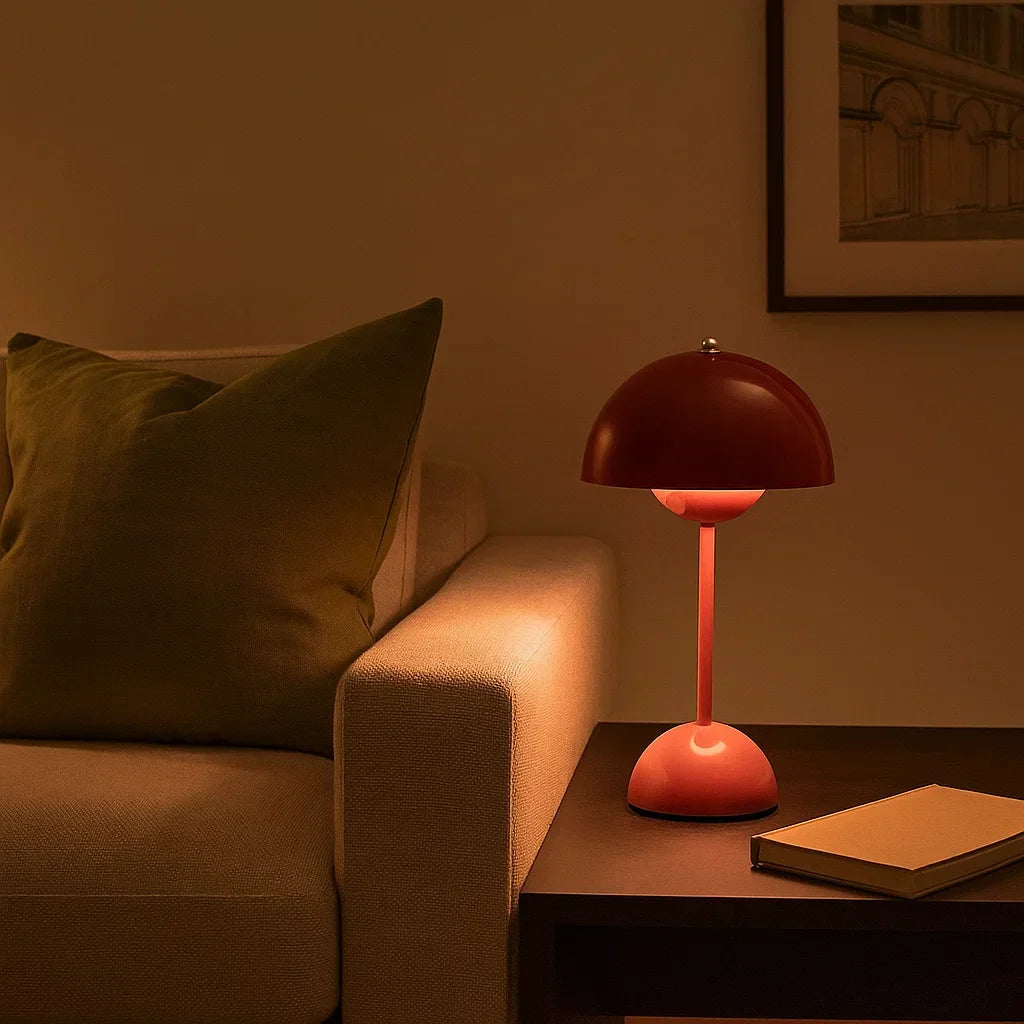 Moderne tafellamp met aanraakbediening, USB-lamp met instelbare helderheid