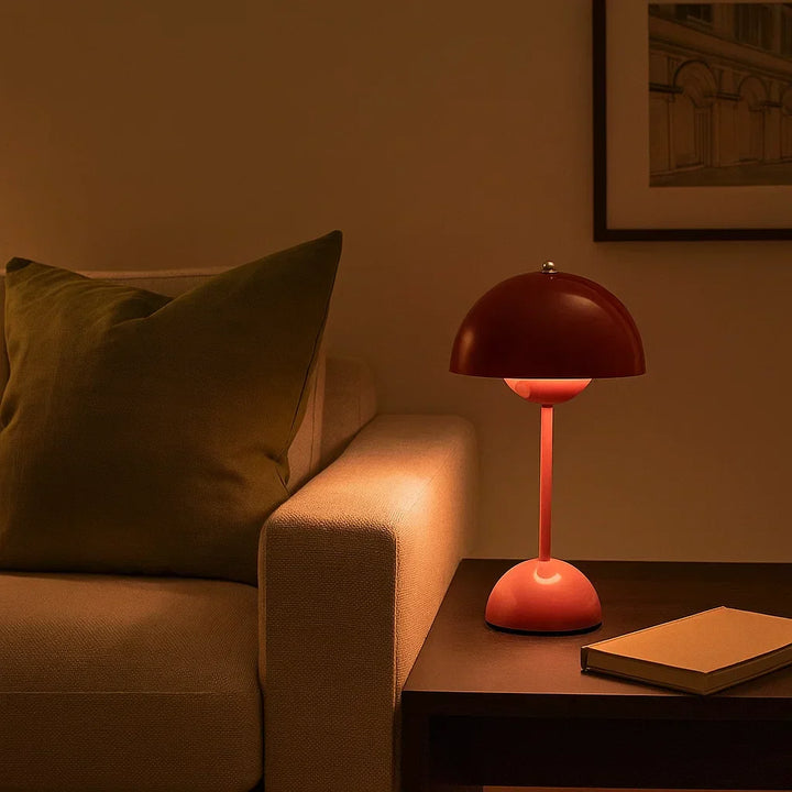 Moderne tafellamp met aanraakbediening, USB-lamp met instelbare helderheid