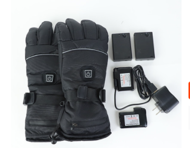 Verwarmde skihandschoenen met antislip palm en 3 standen