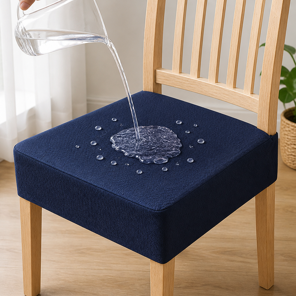 Waterdichte elastische geweven stoelhoezen, antislip jacquard-polyester