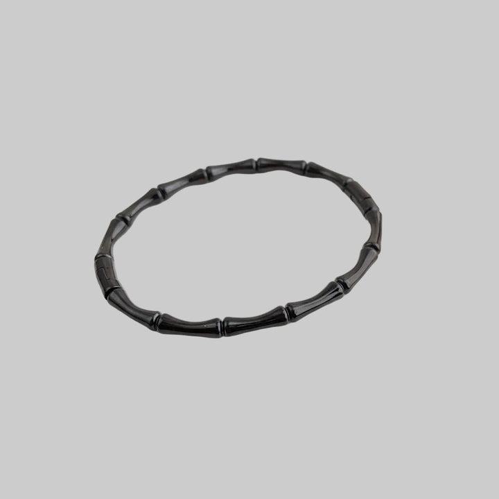 Titanium Steel Closed Bamboo-knot Bracelet For Women