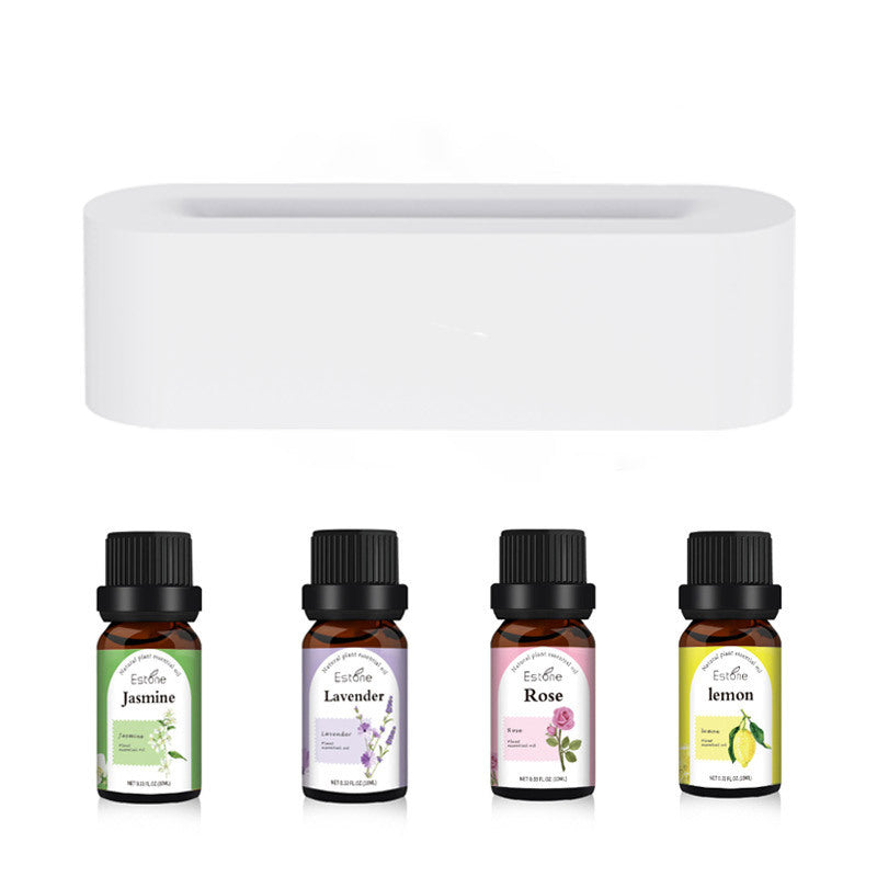 Vlam aroma diffuser met 7 kleuren, ook met geurolie erbij