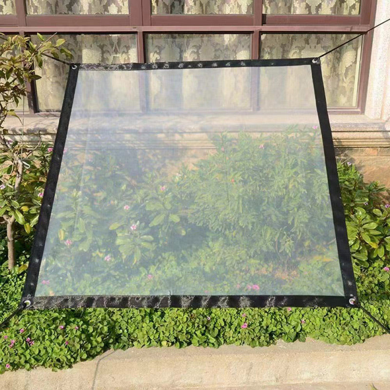 Heldere weerbestendige beschermzeil voor tuin, terras en buitenruimte