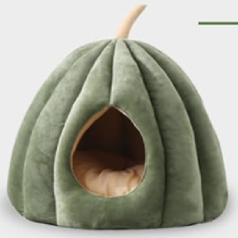 CozyNest - Warm en Knus Kattenbed Met Gesloten Ontwerp Voor de Winter