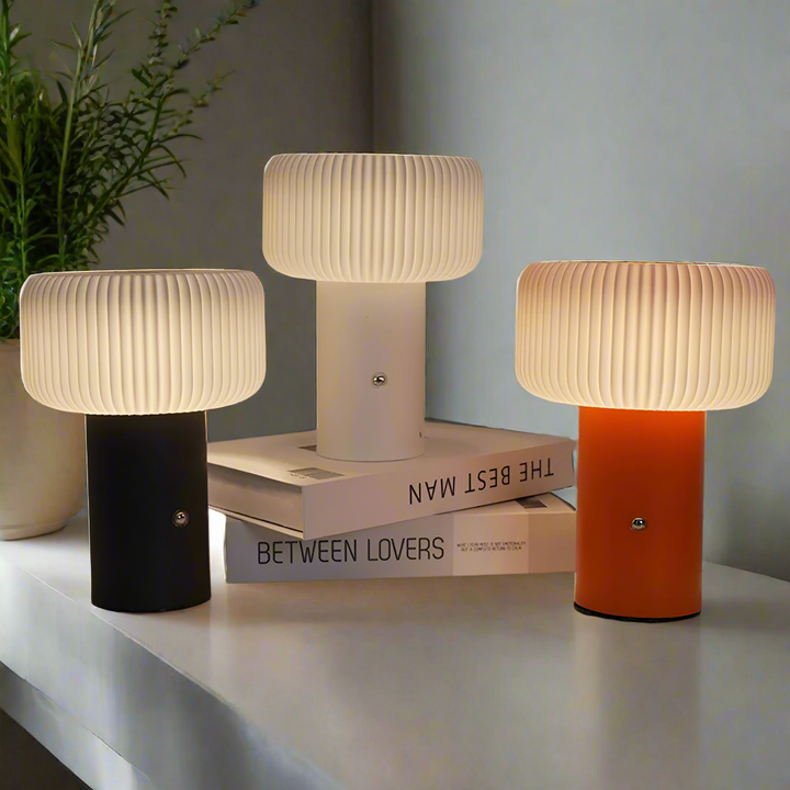 GlowShroom - Sfeervolle Lamp met Natuurlijke Champignonlook, 3 Lichtstanden