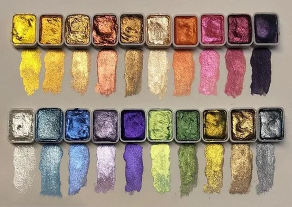 Mineraal pigmentpoeder – Laat je kunst ontvlammen met stralend glinsterende kleuren