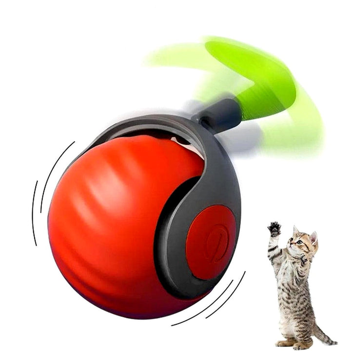 Interactief kattenbal-speelgoed - zelfbewegende rollende speelbol