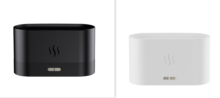 Aroma diffuser met vlameffect, rustige of levendige vlam