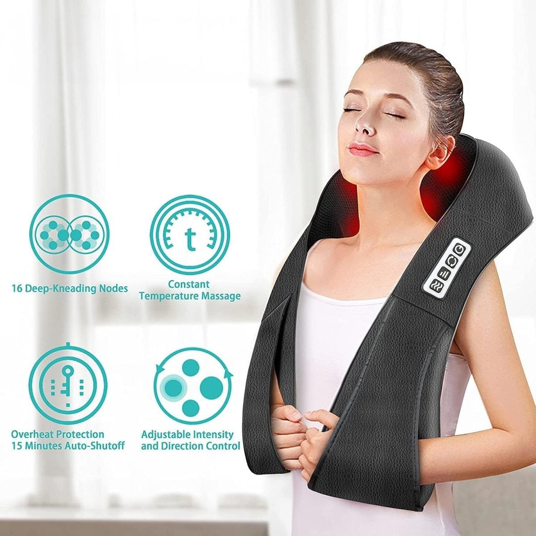 Shiatsu Massagekussen met Infrarood - FlowRelief