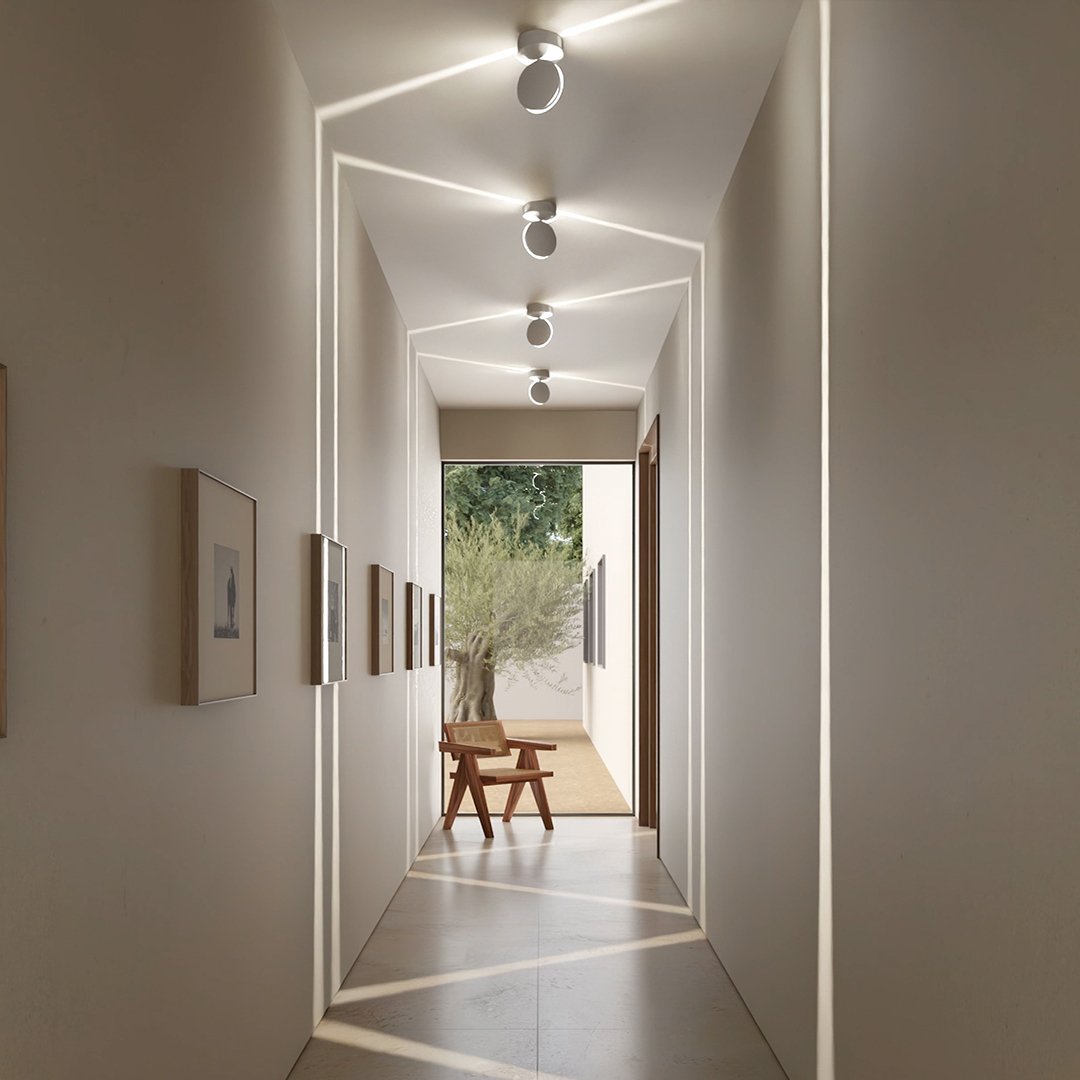 LED-wandlamp met spotfunctie | 360° draaibare lampkop | vierkante lichtkegel