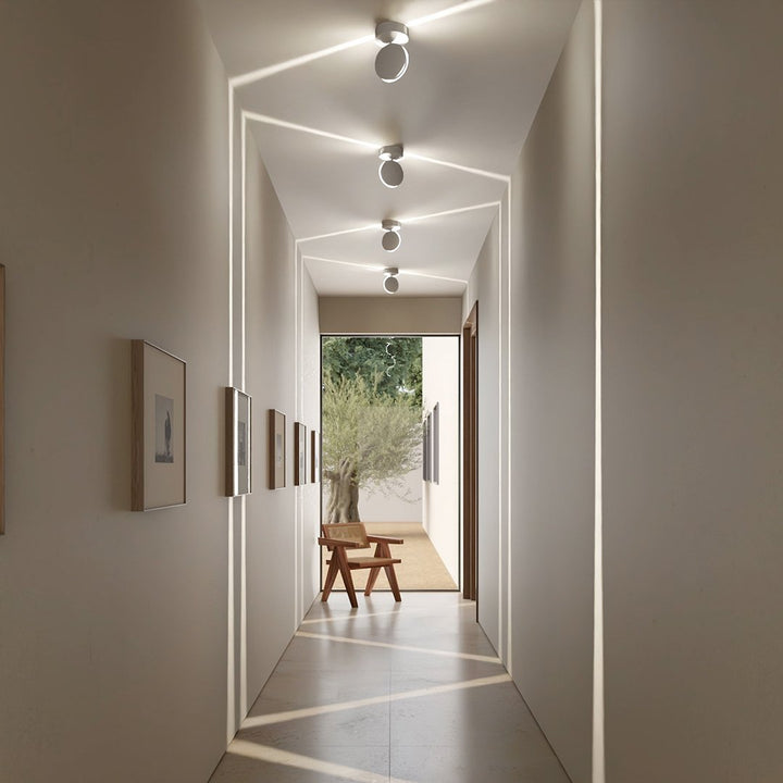 LED-wandlamp met spotfunctie | 360° draaibare lampkop | vierkante lichtkegel