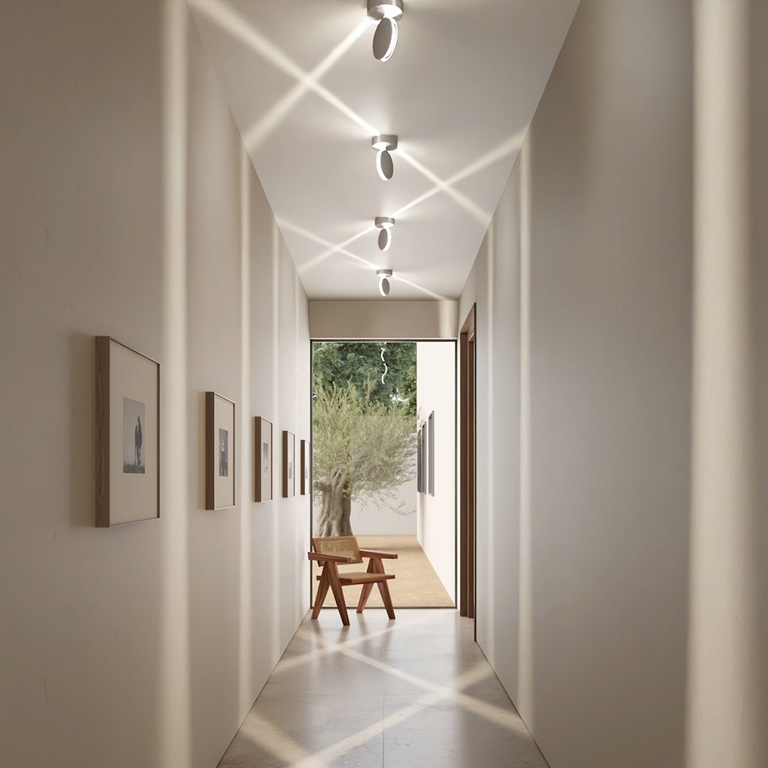 LED-wandlamp met spotfunctie | 360° draaibare lampkop | vierkante lichtkegel