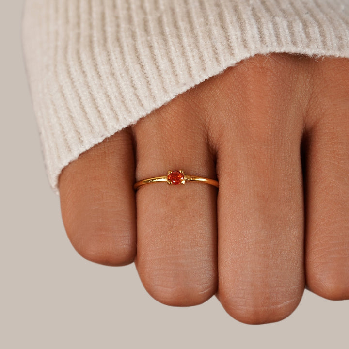 Geboortesteen Gouden Ringen