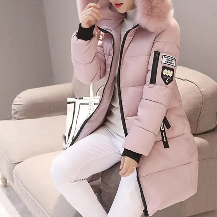 Comfortabele winddichte winterjas voor dames - Elinora