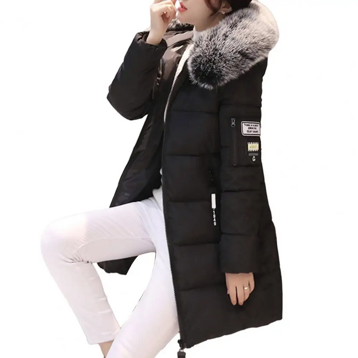 Comfortabele winddichte winterjas voor dames - Elinora