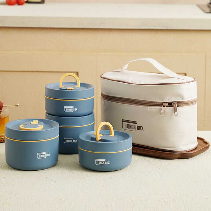 Geïsoleerde Lunchbox met Meerdere Lagen met GRATIS Draagtas - ThermoBox