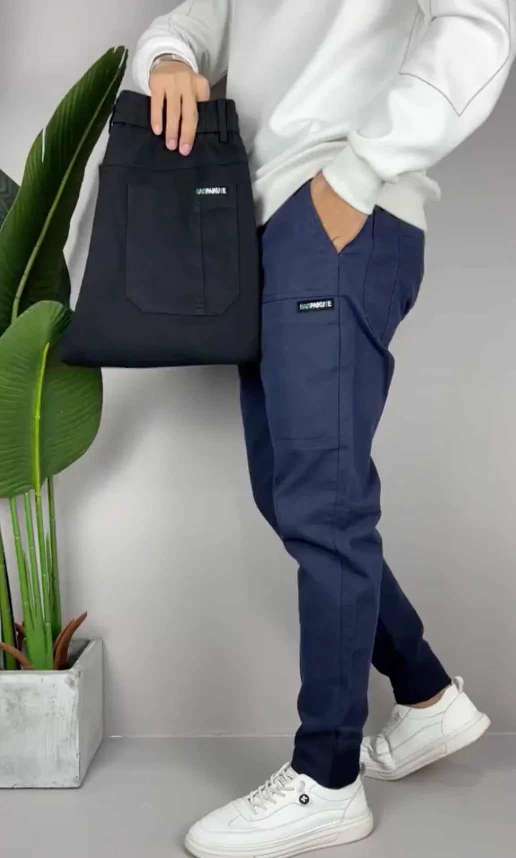 Elastische Cargo Broek