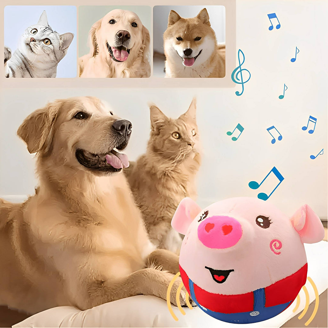 Interactief hondenspeelgoed - stuiterende speelbal, voorkomt destructief gedrag