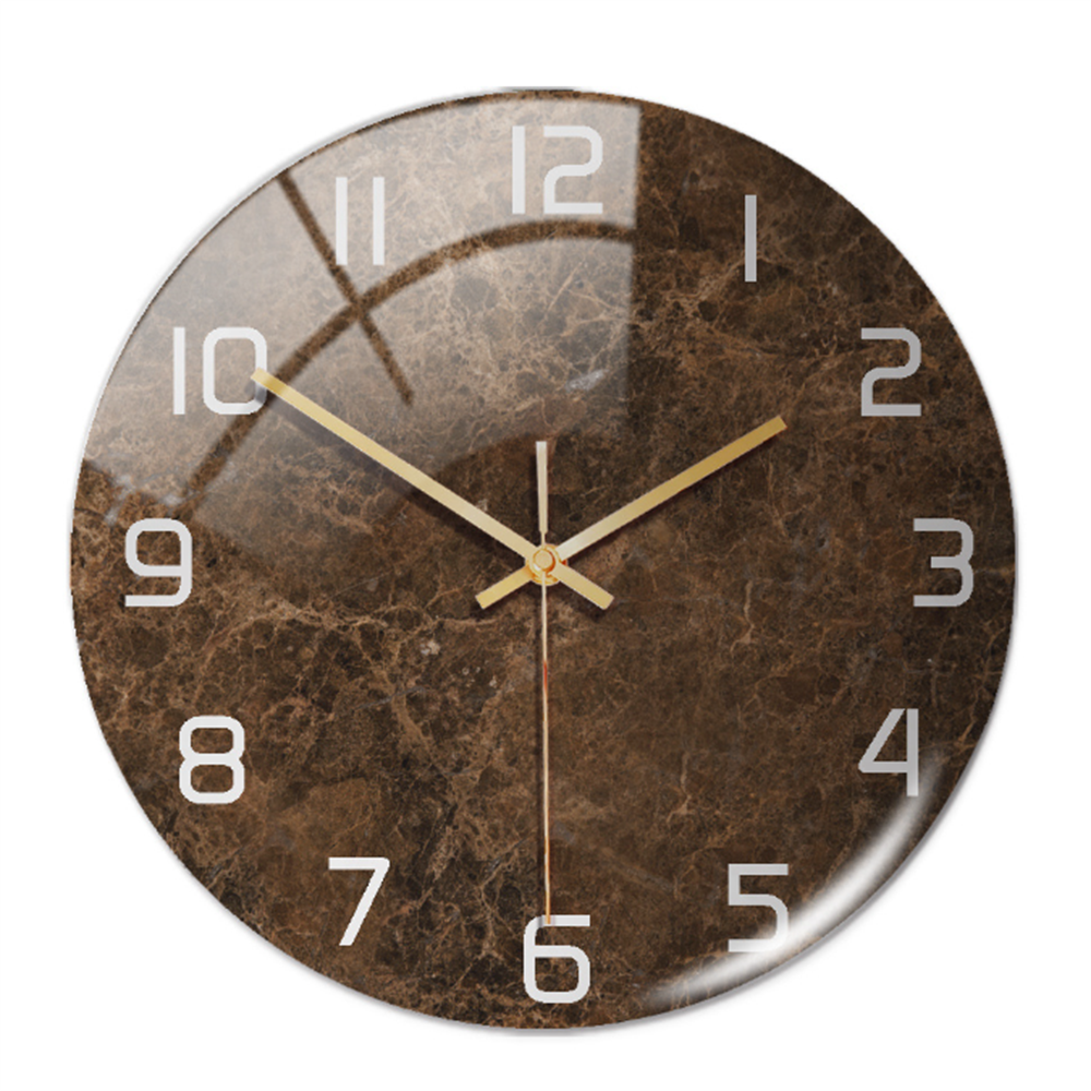 Elegante Wandklok met Marmereffect – MarbleTime
