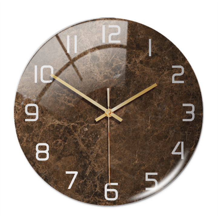Elegante Wandklok met Marmereffect – MarbleTime