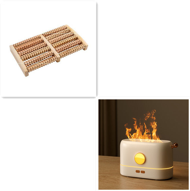 Compacte vlam diffuser op USB met watertank van 200 ml
