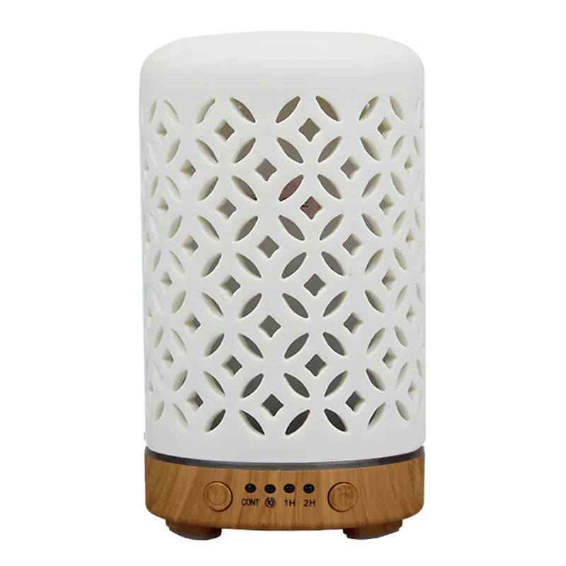 ZenLight - Stijlvolle Keramische Diffuser met LED Sfeerverlichting
