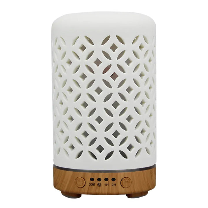 ZenLight - Stijlvolle Keramische Diffuser met LED Sfeerverlichting