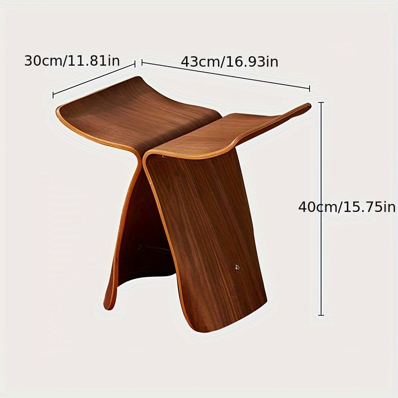 Elegante Vlinderkruk – Tijdloos Design voor Woonkamer en Hal