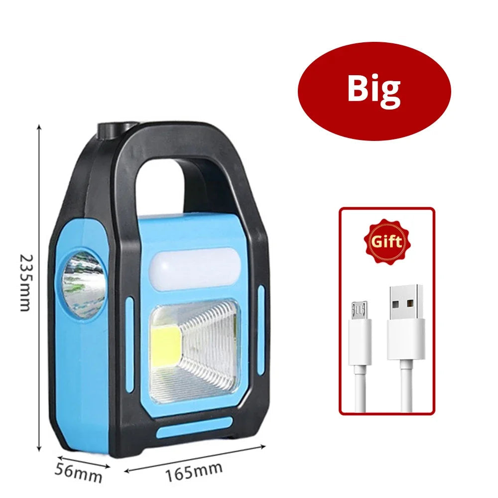 BrightCharge - Solar USB Campinglamp & Powerbank - LED Licht voor Buiten