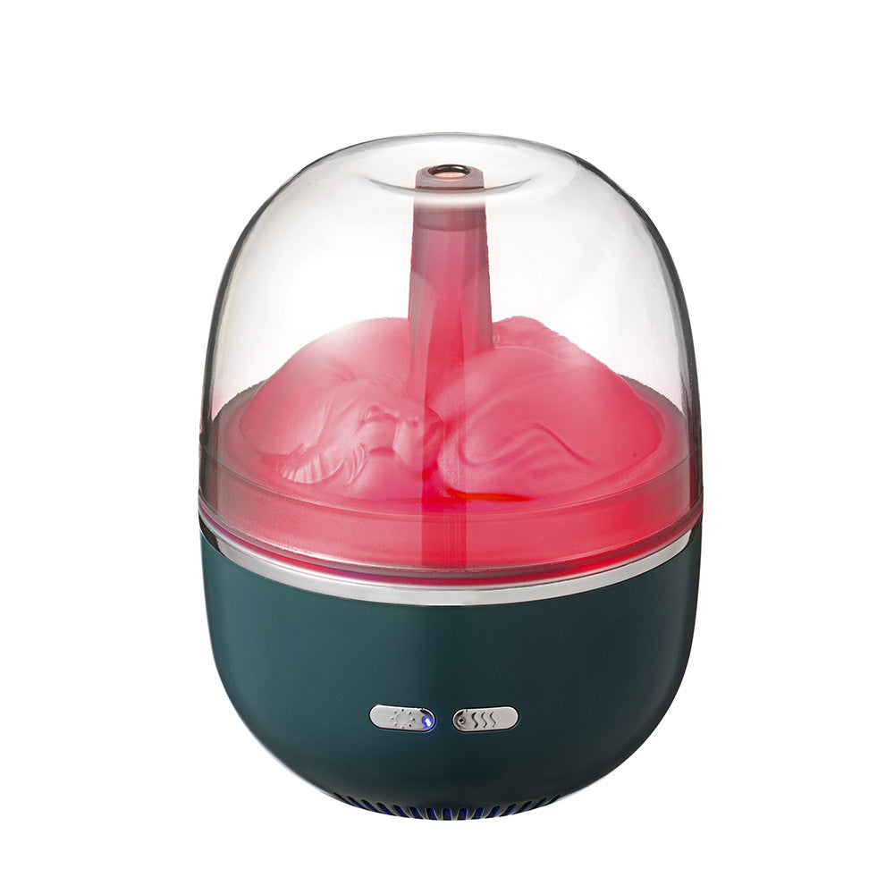 Kleine aroma diffuser met kleurverlooplicht en dichte koude nevel