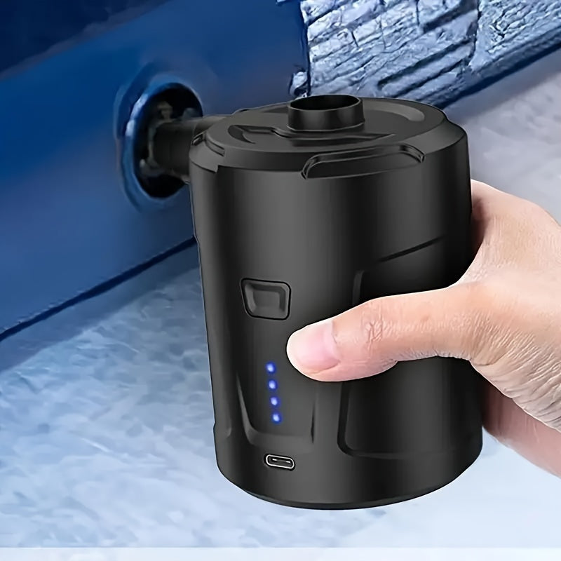 Draagbare USB Luchtpomp – Compacte Draadloze Inflator voor Buitengebruik