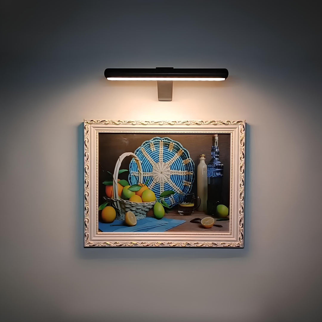 Wandlamp in galeriestijl