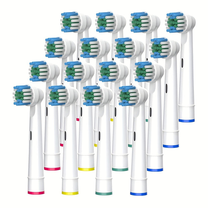 16 Vervangende Opzetborstels voor Tandenborstels – Geschikt voor Oral-B Modellen en Zorgen voor Grondige Reiniging